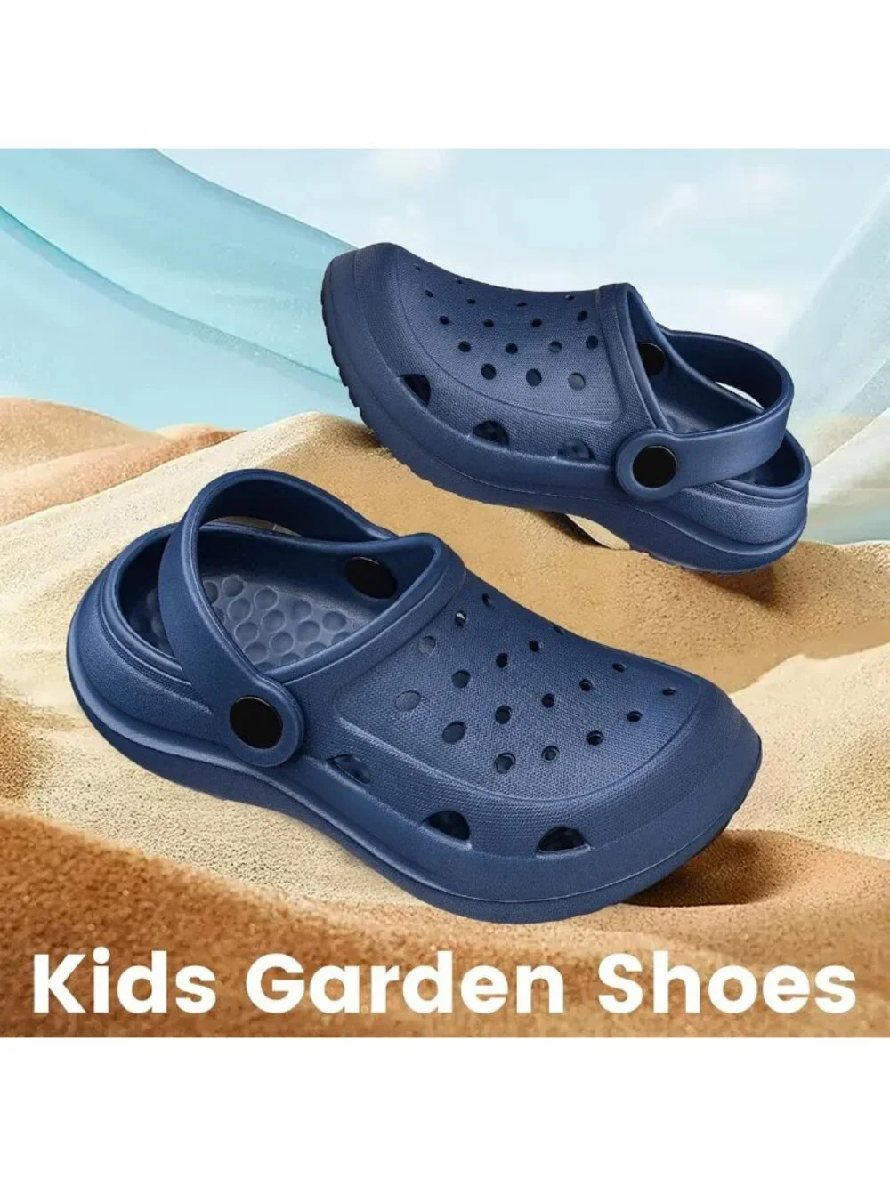 Unisex Kids Clogs - Cartoon Garden Slides, Beach Sandals & Indoor/Outdoor